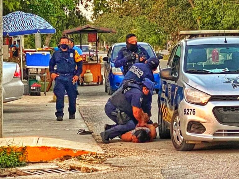 PROTESTAN EN TULUM POR ASESINATO DE MUJER DURANTE ABUSO POLICIACO