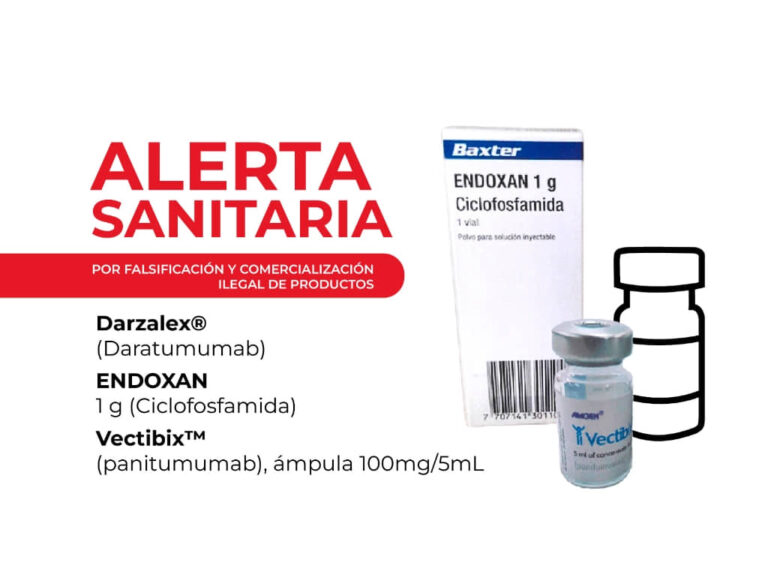 ALERTA COFEPRIS POR CIRCULACIÓN DE MEDICAMENTO ONCOLÓGICO FALSIFICADO