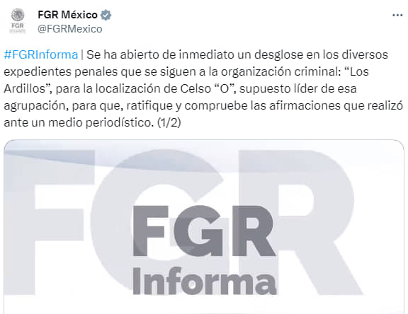 BUSCA FGR A LÍDER DE “LOS ARDILLOS” PARA COMPROBAR ACUSACIONES CONTRA AMLO