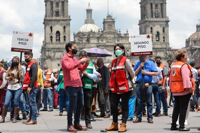 SIMULACRO NACIONAL SE LLEVARÁ A CABO DESPUÉS DE JUNIO