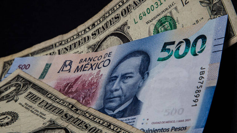 EL PESO REGISTRA CAÍDA ESTE MARTES FRENTE AL DÓLAR ESTADOUNIDENSE