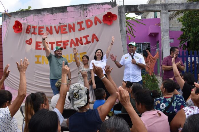 • La candidata de “Sigamos Haciendo Historia en Quintana Roo”, Estefanía Mercado asegura que hará de Solidaridad un municipio donde exista un verdadero bienestar social