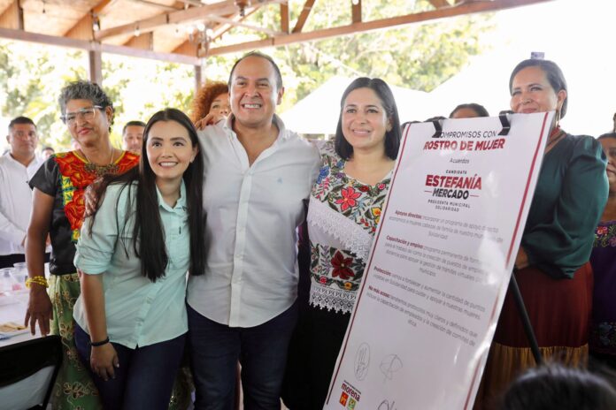 • “Vamos incorporar programas de apoyo económico directo a mujeres cabezas de familia y de empleo a distancia, gestión de trámites virtuales, fortalecer y aumentar la cantidad de puntos violetas y la creación de comités de ética”, compromete Estefanía Mercado.