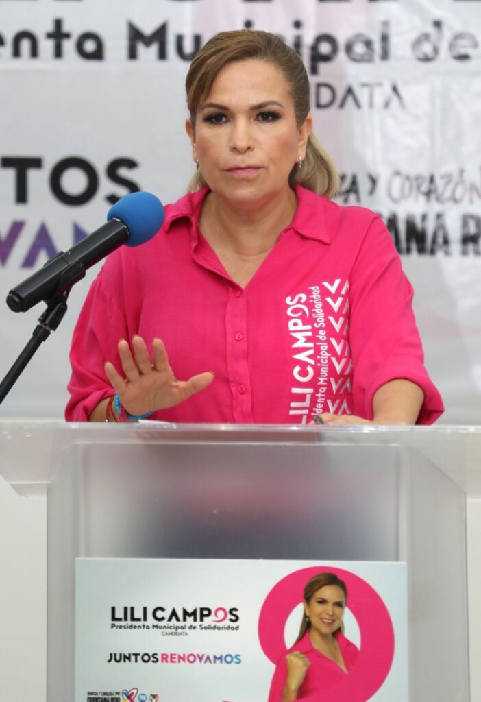 Pide Lili Campos voto de confianza para seguir dando buenos resultados a los solidarenses