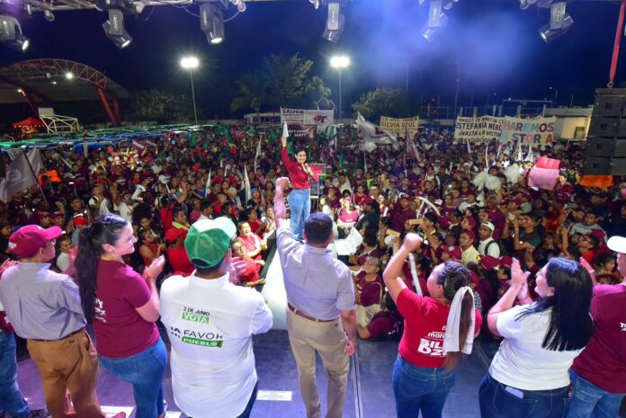 • Refrenda su compromiso de fortalecer la seguridad, la Comandancia de la Policía Municipal, rescatar parques y construir más, así como gestionar la construcción de un nuevo bachillerato y la apertura de una ventana al mar