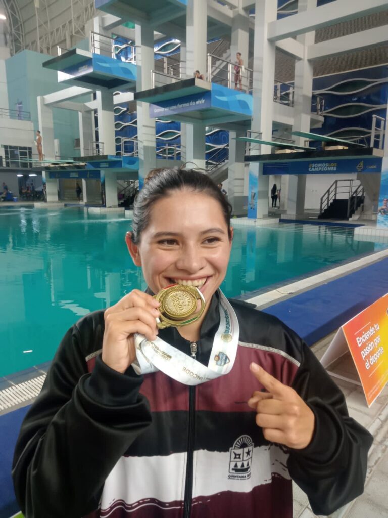 HISTÓRICA MEDALLA DE ORO PARA QUINTANA ROO EN CLAVADOS DENTRO DE LOS NACIONALES CONADE 2024