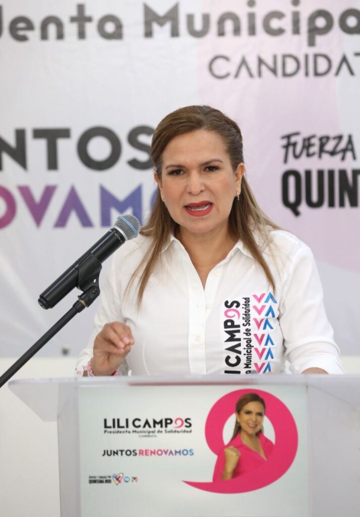 INVITA LILI CAMPOS A SALIR A VOTAR SIN MIEDO PARA CONSOLIDAR LA RENOVACIÓN ESTE DOMINGO