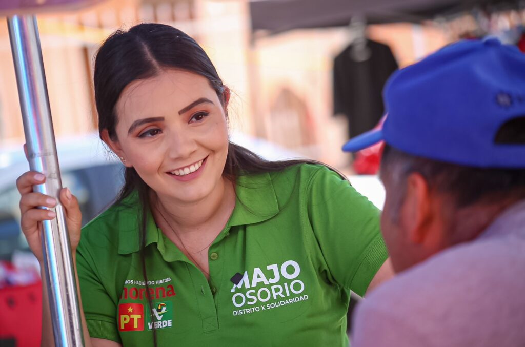 “CON SU CONFIANZA ESTE 2 DE JUNIO, SEGUIREMOS CONSTRUYENDO PARA SOLIDARIDAD EL SEGUNDO PISO DE LA 4T DONDE QUEPAMOS TODOS”: MAJO OSORIO