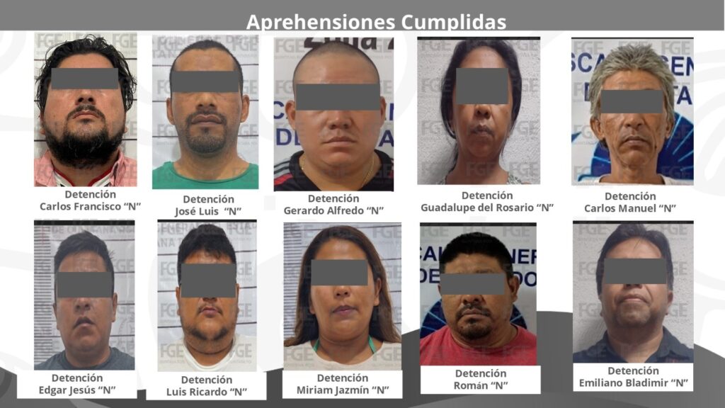 Cumplimenta FGE de Quintana Roo 20 órdenes de aprehensión del 27 de mayo al 2 de junio