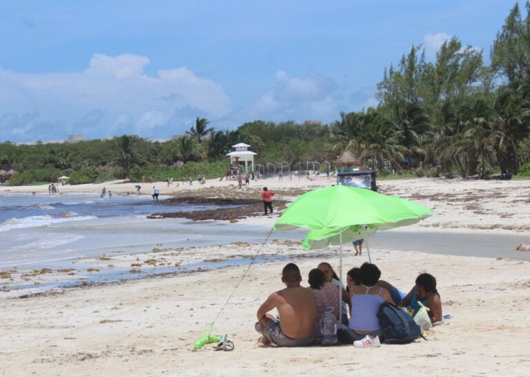 Se reactivan las playas de Playa del Carmen luego de Beryl