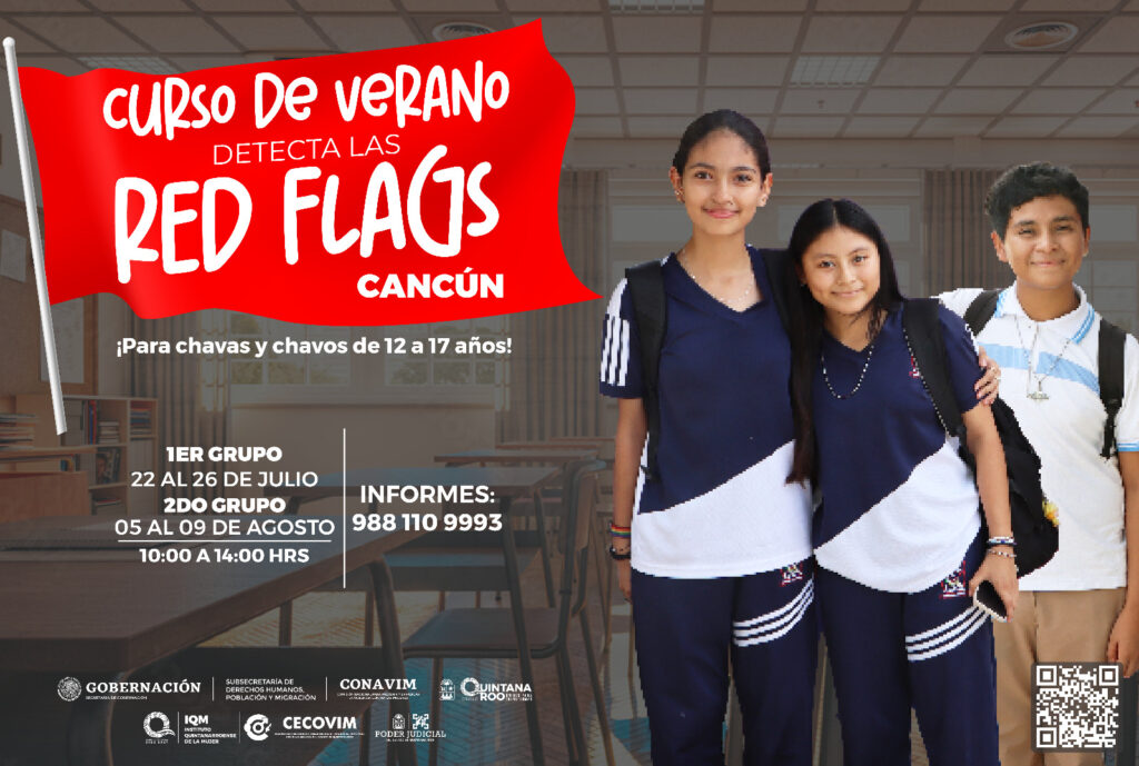 IQM ANUNCIA CURSOS DE VERANO PARA ADOLESCENTES “DETECTA LAS RED FLAGS”