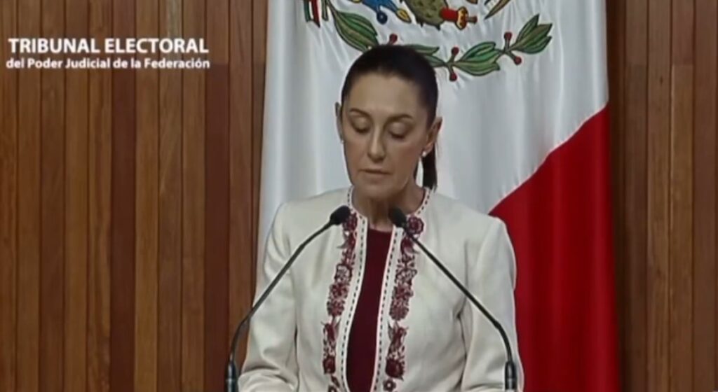 CLAUDIA SHEINBAUM RECIBE CONSTANCIA DE PRESIDENTA ELECTA DE MÉXICO