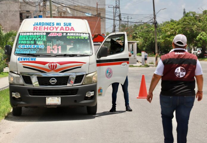 IMOVEQROO mantiene su campaña de “Tolerancia Cero” al polarizado en el transporte público