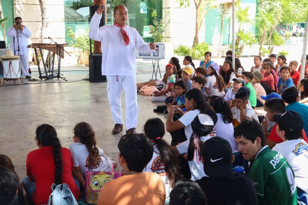 Presentan concierto musical a alumnos del curso de verano “Baxal Paal”