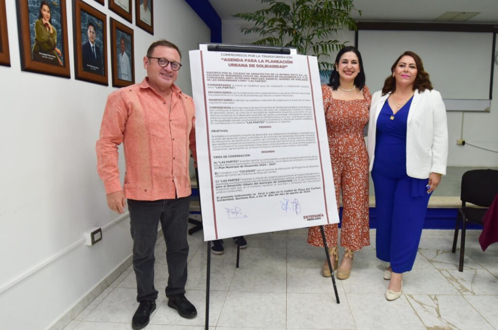 MANOS A LA OBRA, EL PLAYA DEL CARMEN DE LOS PRÓXIMOS 30 AÑOS LO VAMOS A CONSTRUIR ENTRE TODOS: ESTEFANÍA MERCADO
