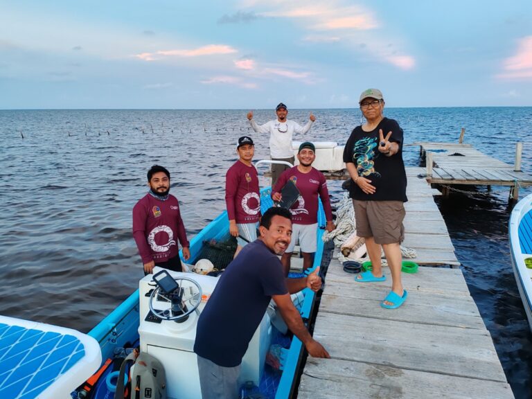 IBANQROO Y PESCADORES EN MONITOREO DE CONECTIVIDAD EN EL ARRECIFE MESOAMERICANO