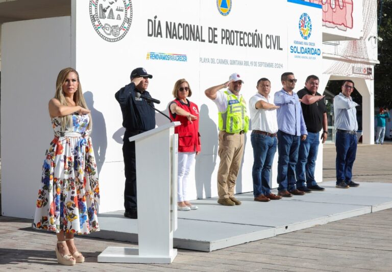 CONMEMORAN DÍA NACIONAL DE PROTECCIÓN CIVIL EN SOLIDARIDAD