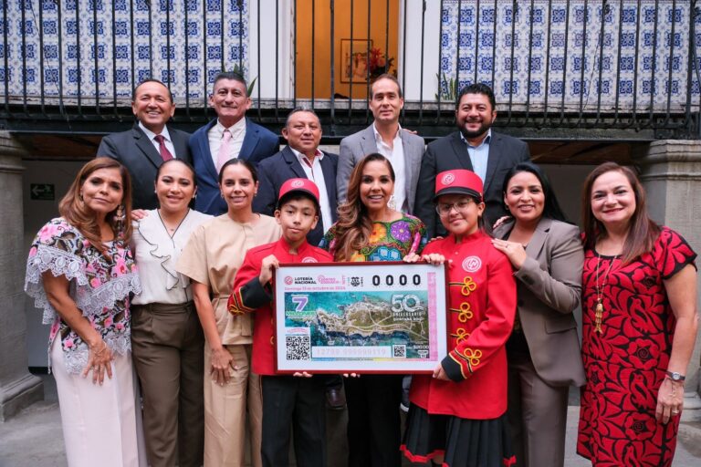 DEVELAN BILLETE DE LOTERÍA NACIONAL EN HONOR A LOS 50 AÑOS DE QUINTANA ROO