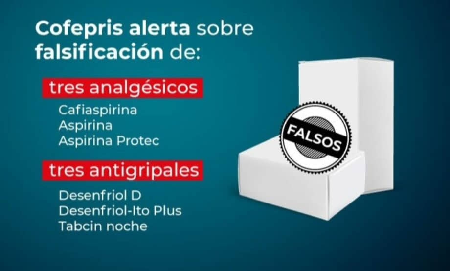 COFEPRIS ALERTA SOBRE ANALGÉSICOS Y ANTIGRIPALES