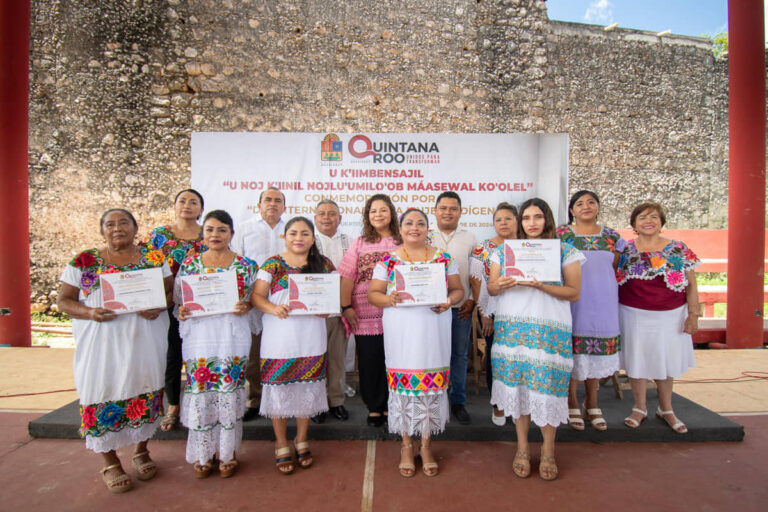 INMAYA RECONOCE A MUJERES INDÍGENAS DE QUINTANA ROO