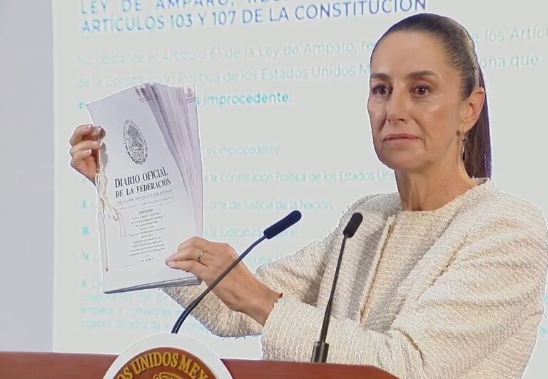 SE IMPULSA UNA CAMPAÑA PARA CUESTIONAR EL ESTADO DE DERECHO EN MÉXICO: SHEINBAUM