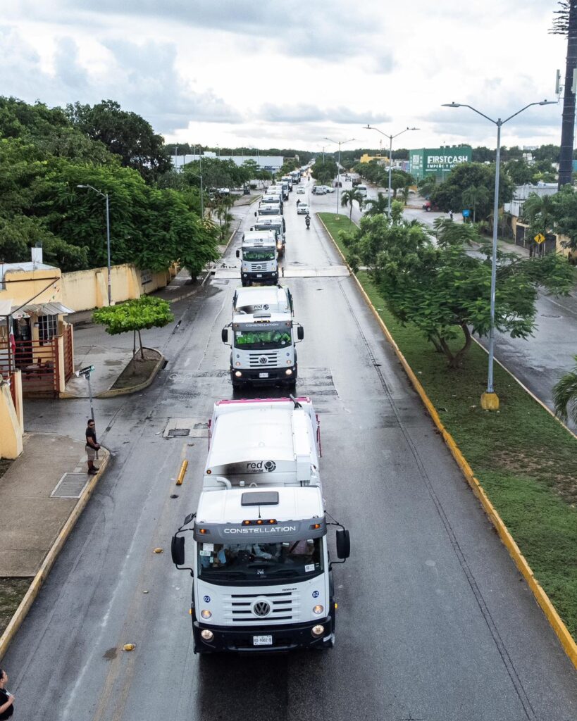 ESTEFANÍA MERCADO PONE EN MARCHA MEGA OPERATIVO DE RECOLECCIÓN DE BASURA EN SOLIDARIDAD