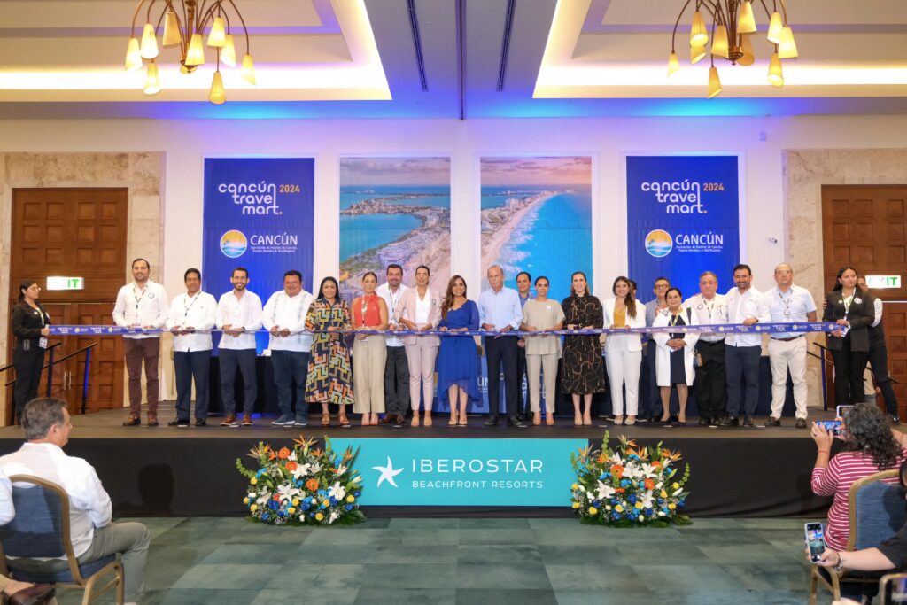 INAUGURAN MARA LEZAMA Y JOSEFINA RODRÍGUEZ ZAMORA, SECRETARIA DE TURISMO, EL CANCÚN TRAVEL MART 2024: IMPULSANDO EL TURISMO Y LA SOSTENIBILIDAD EN EL CARIBE MEXICANO