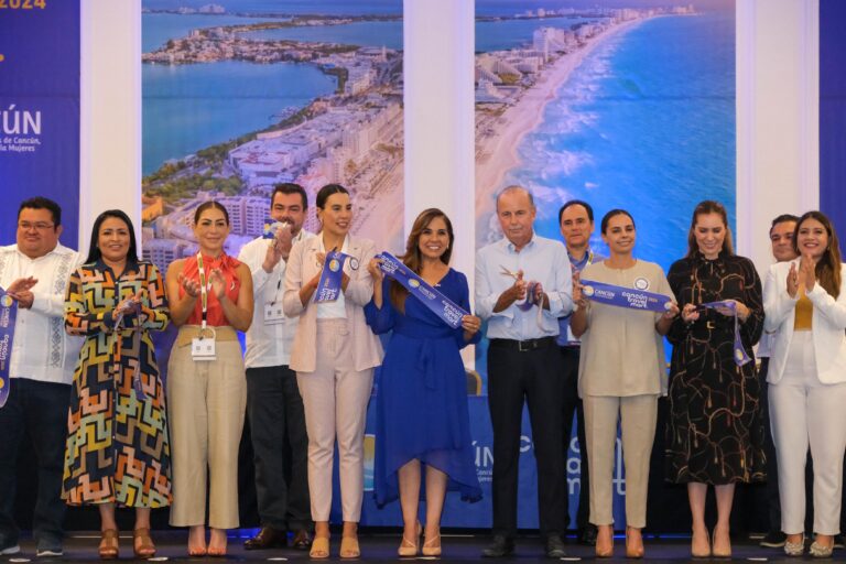 INAUGURAN MARA LEZAMA Y JOSEFINA RODRÍGUEZ ZAMORA, SECRETARIA DE TURISMO, EL CANCÚN TRAVEL MART 2024: IMPULSANDO EL TURISMO Y LA SOSTENIBILIDAD EN EL CARIBE MEXICANO