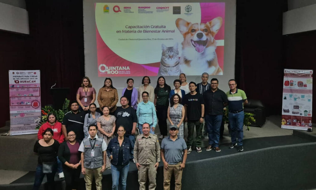 QUINTANA ROO IMPULSA CAPACITACIÓN GRATUITA EN MATERIA DE BIENESTAR ANIMAL: IBANQROO