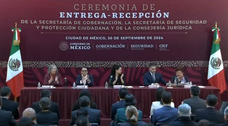 ASUMEN NUEVOS TITULARES DE GOBERNACIÓN, LA SSPC, CONSEJERÍA JURÍDICA, SEDENA Y SEMAR