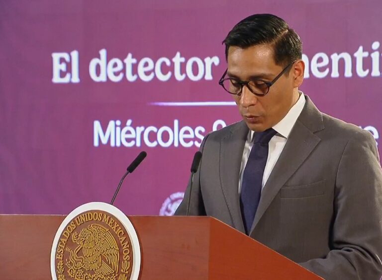 INAUGURAN “DETECTOR DE MENTIRAS” DURANTE LA “MAÑANERA DEL PUEBLO”