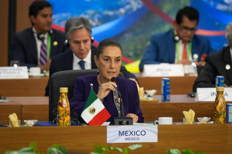 CLAUDIA SHEINBAUM IMPULSA LA REFORESTACIÓN GLOBAL EN EL G20