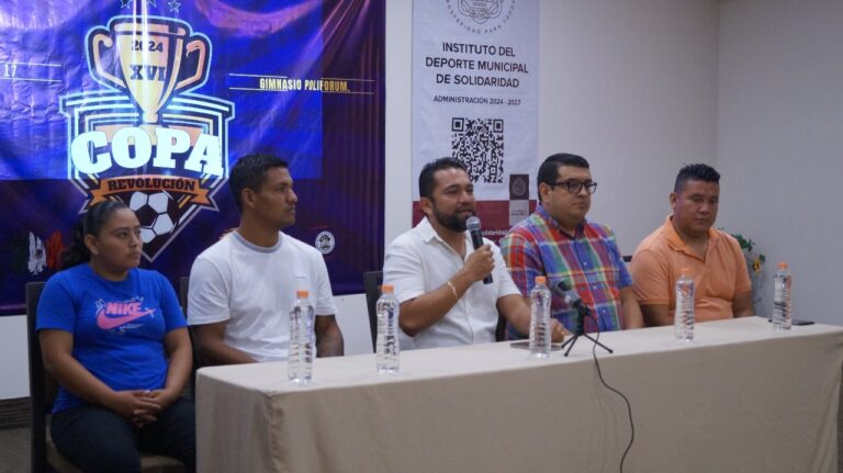 TODO LISTO PARA LA XVI COPA REVOLUCIÓN DE FUTSAL EN PLAYA DEL CARMEN