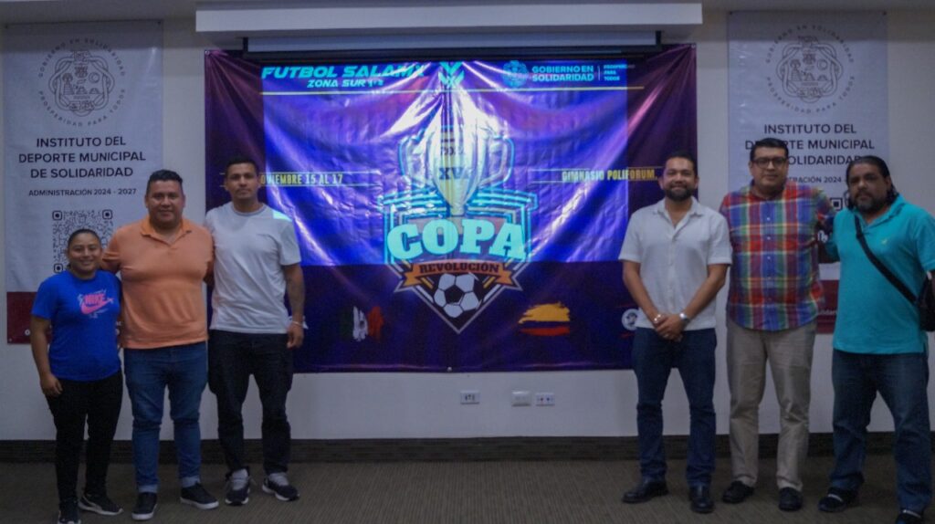 Todo listo para la XVI Copa Revolución de Futsal en Playa del Carmen