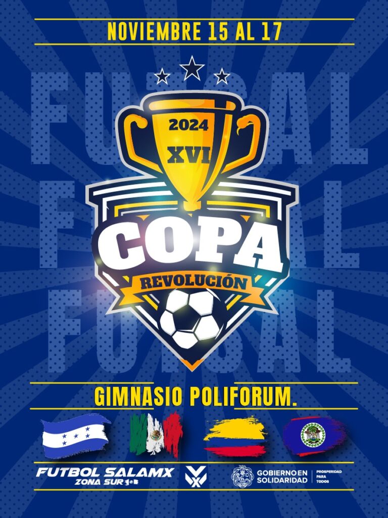 Todo listo para la XVI Copa Revolución de Futsal en Playa del Carmen