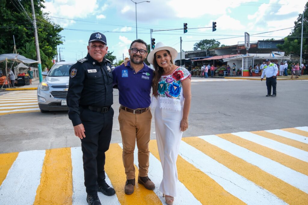 MARA LEZAMA IMPULSA LA SEGURIDAD VIAL CON NUEVA INFRAESTRUCTURA Y SEMÁFOROS EN CHETUMAL