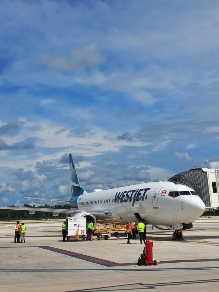 WESTJET DE CANADÁ INICIA OPERACIONES EN EL AEROPUERTO INTERNACIONAL “FELIPE CARRILLO PUERTO” DE TULUM