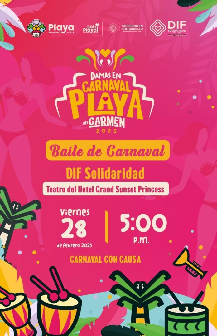 Convoca DIF a participar en Damas en Carnaval 2025